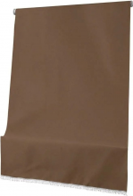 Brixo 140X300B Tenda da sole a caduta 140x300cm impermeabile da esterno COLORE MARRONE