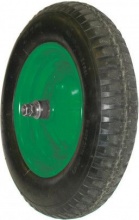Brixo 3508MM95 Ruota pneumatiche 350x80 con cuscinetto per carriole completa di cerchio