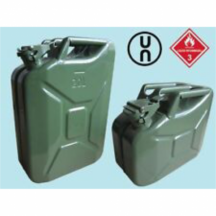 Brixo 362004 Tanica in metallo bidone trasporto carburante infiammabile 5 lt verde