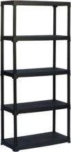 Brixo 416386 Scaffale in Pp Rinforzato 5 Ripiani 80 x 40 x H 176 cm   Tower Plus