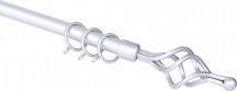 Brixo ARG210-380 Scorritenda Etruria Silveral Spiral estensibile 210380 cm d.19mm acciaio