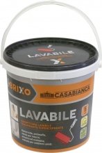 Brixo BRI204160 Idropittura Lavabile da 5 Litri per Interni Battericida Antimuffa