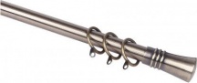 Brixo BRO71-122 Scorritenda Etruria Turbante estensibile 71122 cm d.19mm acciaio bronzo