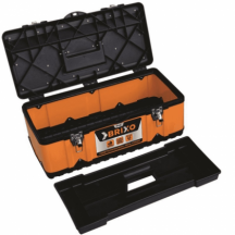 Brixo CPU45CM Cassetta porta attrezzi utensili in metallo 45cm con ripiano estraibili