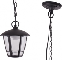 Brixo ERALEDCCAT Lanterne Corpo PP nero trasparente 6 facce 400 Lumen 8 W 17xH84