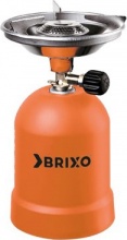 Brixo PF00662 Fornello a Gas Piattello Antivento in Acciaio e Attacco Universale