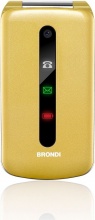 Brondi 10275074 President Telefono Cellulare DUAL SIM 3" GSM Radio FM Oro