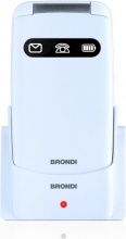 Brondi 10277002 Brondi Amico Favoloso 2.8" Bianco Telefono di livello base