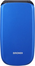 Brondi 10281061 Raptor Telefono Cellulare Dual SIM 2.8" Clamshell Bluetooth Blu