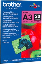 Brother BP71GA3 Carta Lucida A3 Confezione 20 fogli BP-71GA3
