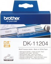 Brother DK-11204 Carta Rotolo Etichette P-Touch Etichette Multiuso
