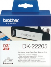 Brother DK22205 Rotolo Etichette Adesive Continuo 62 x 30 mm Etichetta termica