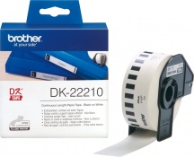 Brother DK22210 Nastro adesivo Nero Bianco 29 mm DK-22210