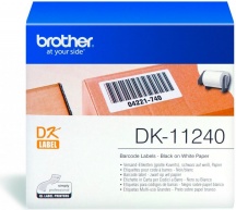 Brother DK-11240 Confezione 600 Etichette Ad Car Ner0Bianc 102x51