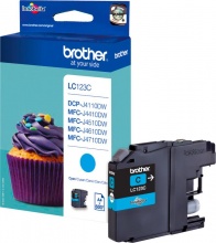 Brother LC123C Cartuccia originale stampante MFC-J4610 DW  MFC-J4410 DW Ciano