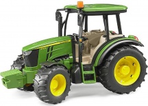 Bruder 02106 Trattore John Deere 5115M con gancio Traino Veicolo Giocattolo 1:16 3+