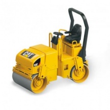 Bruder 02433 Rullo Compressore Tandem Caterpillar Veicolo Giocattolo 1:16 3+ Anni