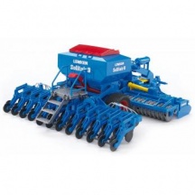 Bruder 02026 Seminatrice LEMKEN Solitair 9 con Contenitore Veicolo Giocattolo 1:16 3+