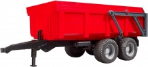 Bruder 2211 Rimorchio Ribaltabile Veicolo Giocattolo per Bambini da 4+ Rosso