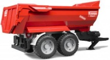Bruder 2225 Krampe Tandem Rimorchio Ribaltabile Veicolo Giocattolo Bambini 3+