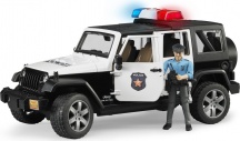 Bruder 2526 Veicolo Polizia Jeep Wrangler Unlimited Rubicon Veicolo 1:16 3+