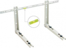 Brugel 7401882 Staffa per Climatizzatore in Acciaio 45x38x80 cm Portata 80 Kg