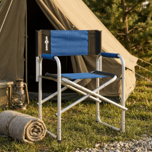 Brunner 0404190N.C05 Sedia per Esterni Pieghevole Sedia Regista Alluminio 60x47x83 cm Blu