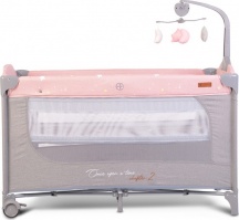 CANGAROO 108443 Lettino Culla Neonato da Campeggio Viaggio Rosa - Cera una volta 2