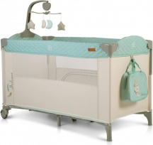 CANGAROO 108458 Lettino Culla Neonato da Campeggio Viaggio Mint - Indiana