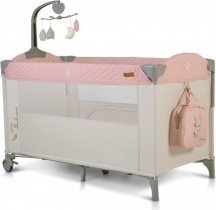 CANGAROO 108459 Lettino Culla Neonato da Campeggio Viaggio Pink - Indiana