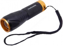 CFG EL013 Torcia LED 300 lm 200 mt in Alluminio IPX4 3 Batterie AAA colore Nero