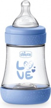 CHICCO 00020211210000 Biberon Flusso Lento 150 ml 0+M Azzurro Perfect 5