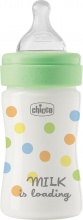CHICCO 00020241300000 Biberon Flusso Lento 150 ml Tettarella Physio 0+M Verde - Perfect Easy