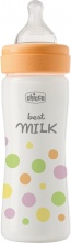 CHICCO 00020243100000 Biberon Flusso Medio 250 ml Tettarella Physio 2+M Arancio - Perfect Easy
