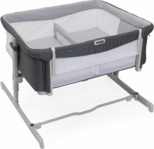 CHICCO 06 87077 68 NEXT2ME TWINS Next2Me Twins Lettino Culla Gemellare Neonato Portatile Co-sleeping Beige