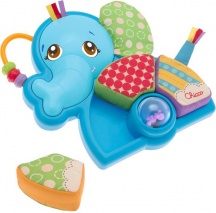 CHICCO 07205-00 Puzzle Mr. Elefante Gioco Prima Infanzia per Bambini da 6+ Mesi