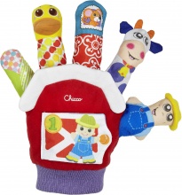 CHICCO 07651 Guanto Giocattolo Marionetta della Fattoria Prime Attivit� 3+ Mesi