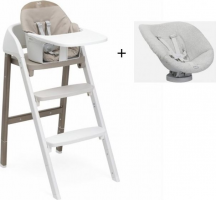 CHICCO 08087046850000 + 07087078470000 Crescendo Up Seggiolone Pappa Evolutivo 6M-110Kg + Sdraietta 0+M Copper