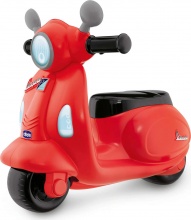 CHICCO 09519 Vespa Primavera Moto Giocattolo Cavalcabile per Bambini da 1+ Anni Rosso