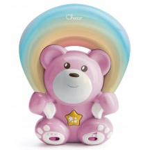 CHICCO 10474-10 Rainbow Bear Proiettore Musicale Luce Notturna per Bambini da 0+ Mesi