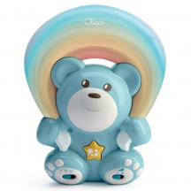 CHICCO 10474-20 Rainbow Bear Proiettore Musicale con Musica Rilassante 0+ Mesi