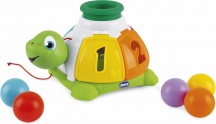 CHICCO 10622 Tartaruga Incastra e Tira Gioco Educativo per Bambini da 12+ Mesi