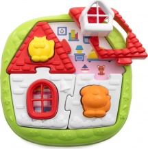 CHICCO 110850 Puzzle della Fattoria 2in1 Gioco Educativo a Incastro 10+ Mesi