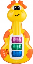 CHICCO 11160-00 Chitarra Giraffa Baby Senses Gioco Educativo Bilingue per Bambini 6+ Mesi