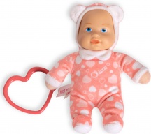 CHICCO 12193-10 Mini Doll Pigiama Rosa a Cuori Bambola per Bambini da 0+ mesi