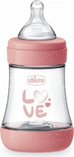 CHICCO 20211110000 Biberon Flusso Lento 150 ml 0+M colore Rosa - Perfect 5