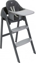 CHICCO 5087046070000 Seggiolone Pappa per Bambini da 6 Mesi Crescendo UP Nero
