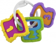 CHICCO 5953 Trillino Chiavi Afferrafacile Colorate Prime Attivit� per Bambini 3+ Mesi