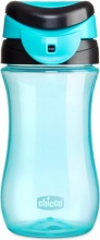 CHICCO 6910200000 Tazza Cup Travel 350 ml Beccuccio Integrato per Bambini 2+ Anni Azzurro