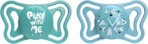 CHICCO 71039 210 PhysioForma Light Ciuccio Neonato 16-36 Mesi in Silicone 2 Pezzi Azzurro